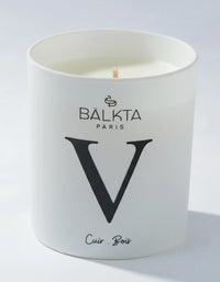 Bougie parfumée Bälkta Paris parfum Cuir et Bois