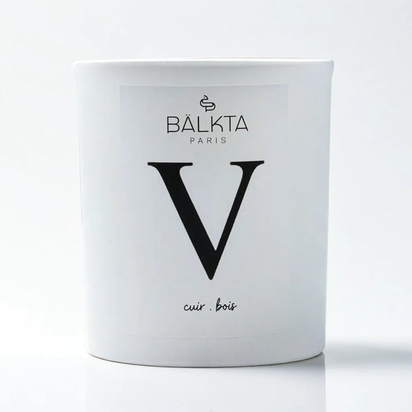 Leather & Wood Scented Candle