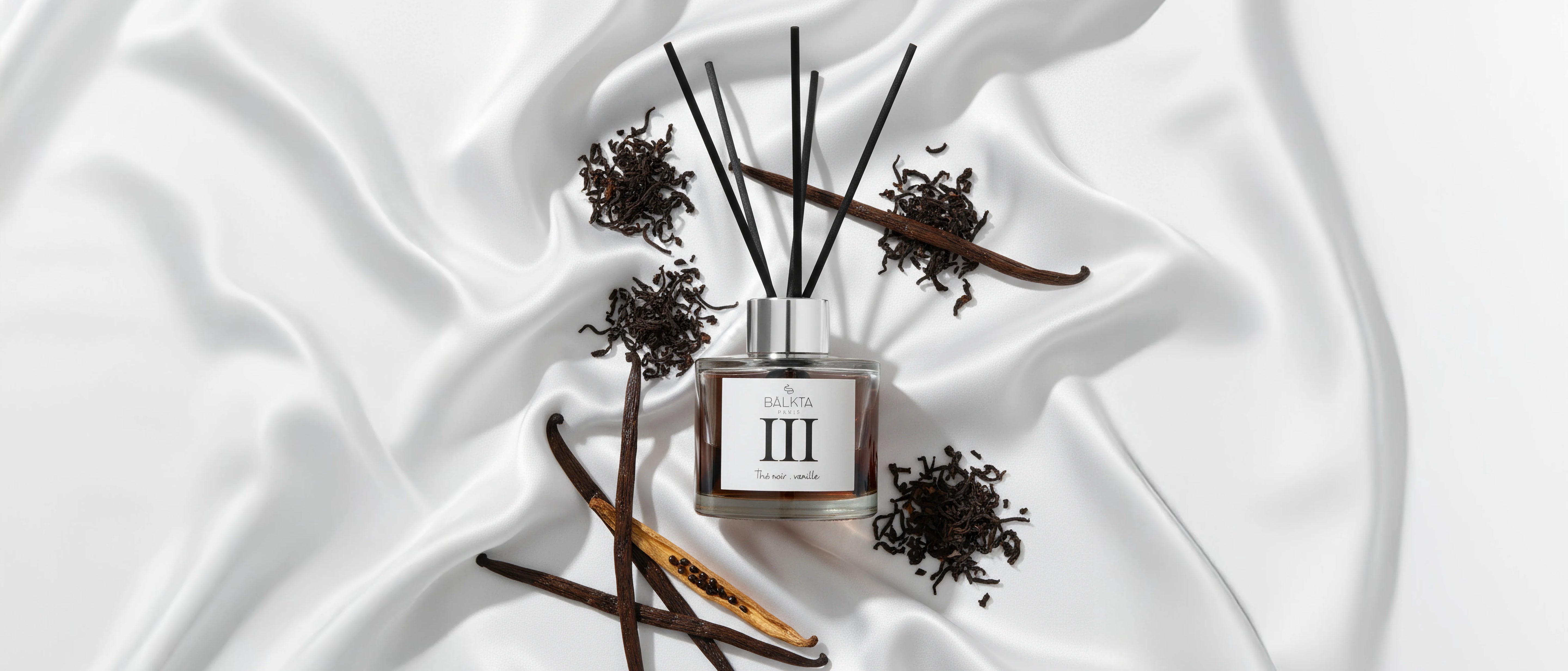 Diffuseur de parfum pour la maison thé noir et vanille BÄLKTA PARIS